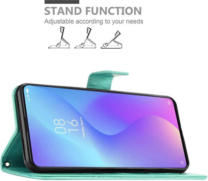 Productafbeelding Cadorabo Bloemen Boekomslag (Xiaomi Redmi K20)
