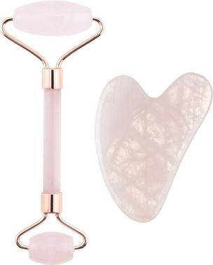 Produktbild Palsar 7 Rosenquarz Jade Roller & Gua Sha Set