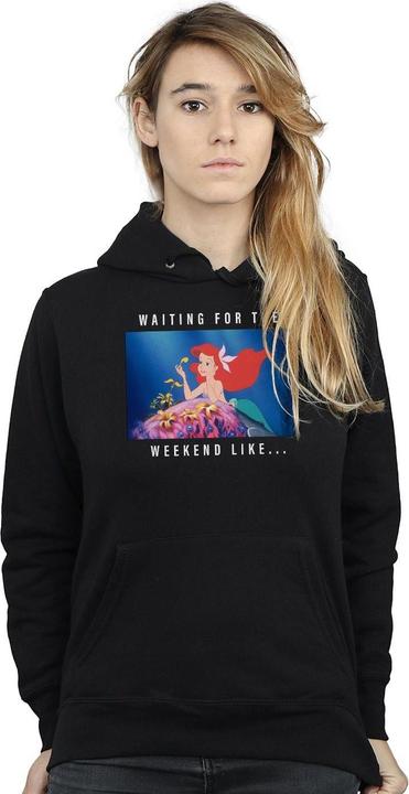 Actual product image Disney Princess Womens/Ladies Ariel Waiting For The Weekend Hoodie (S)