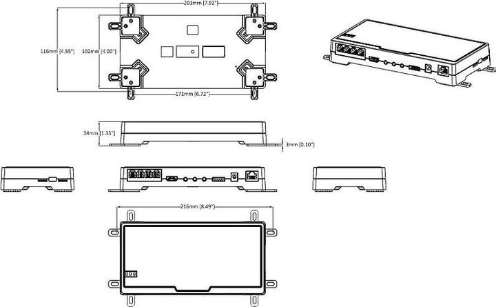 Produktbild Axis FA54 Haupteinheit (Netzwerk Videorecorder (NVR))