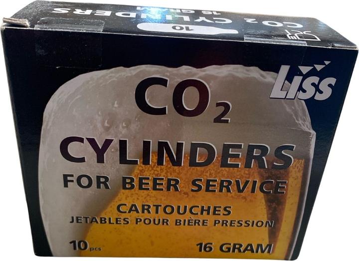 Ich-zapfe CO2 Kapseln, Kohlensäurekapseln CO2, 16g, 10er Pack