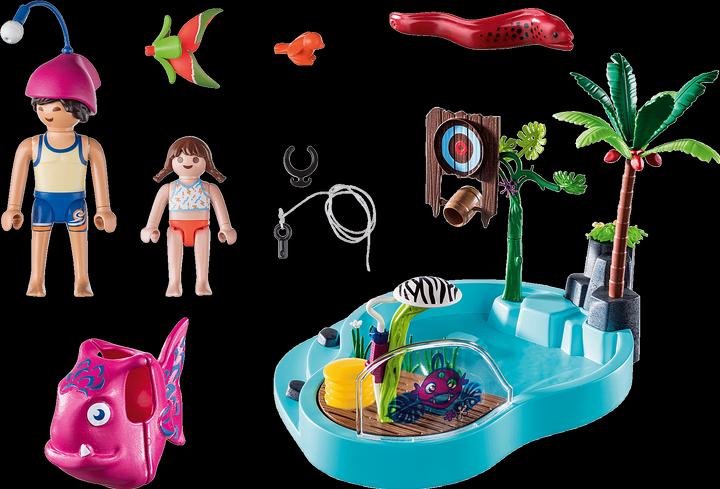 Produktbild Playmobil Spassbecken mit Wasserspritze (70610, Playmobil Family Fun)