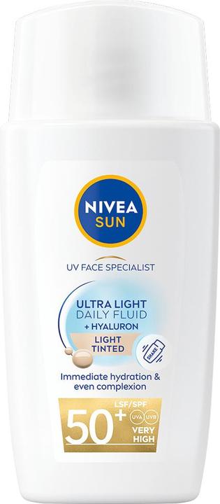 NIVEA Sun Uv Face Special Ultra Light Daily Fluid (Sonnencreme Gesicht, SPF 50+, 40 ml)