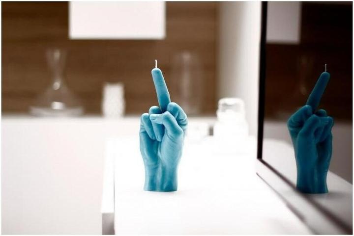 Image du produit Candle Hand Va te faire foutre (1 pcs)