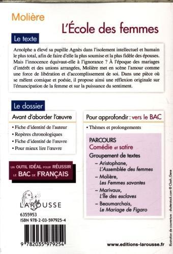 Immagine prodotto L'école des femmes (Francese, Molière, 2019)