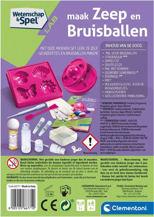 Image du produit Clementoni Sciences & Santé - Zeep et Bruisballen