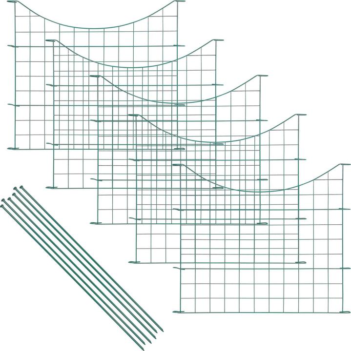 Actual product image Wiltec Green Wire Pond Fence, 770 x 8 x 640 mm, Corrosion-resistant
