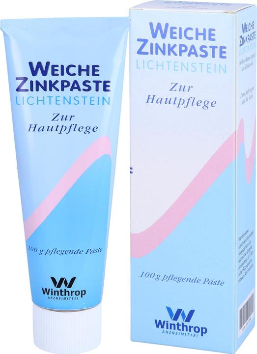Actual product image Zentiva Lichtenstein Soft Zinc Paste, 100 g Cream (Body cream)