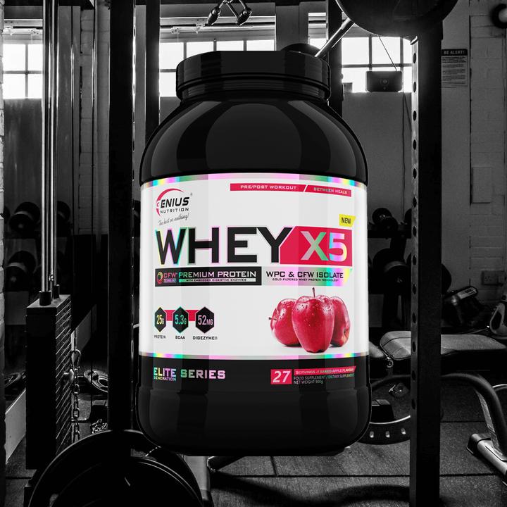 Immagine prodotto Genius Nutrition Siero-X5 (Mela al forno, 900.90 g)
