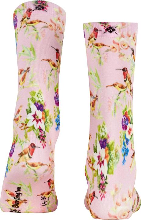 Produktbild Burlington Socken "Joyful Flower" dunkelrosa gestreift (36 - 41)