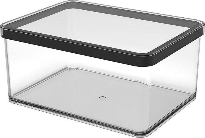 Produktbild Rotho LOFT Vorratsdosen KLAR schwarz (0.23 l)