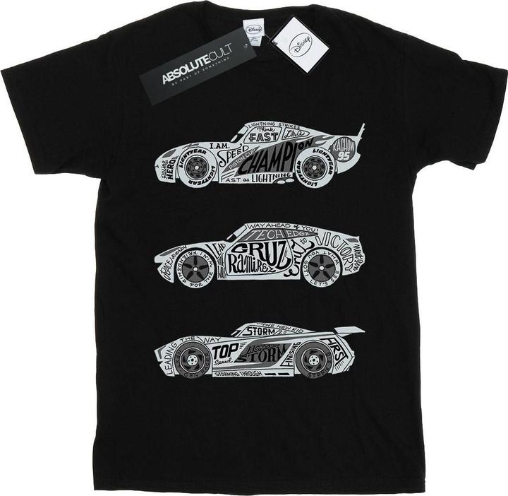 Disney Cars Text Racers TShirt (XXL)