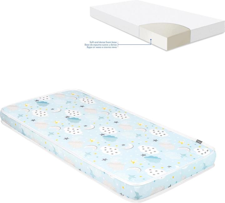 Image du produit Kikkaboo Matelas pour lit bébé Fantasia (140 x 70 cm)