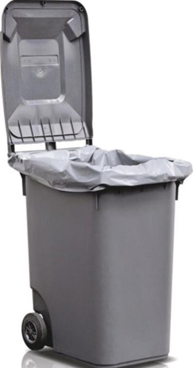 HP Autozubehör Plastic bag 120 l LD-PE grey 100 µm W500/450xL1250mm (100 x, 120 l)