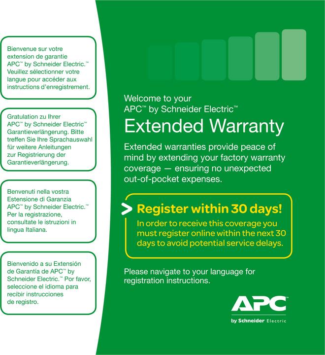 APC Service 1 Year Warranty Extension for Accessories