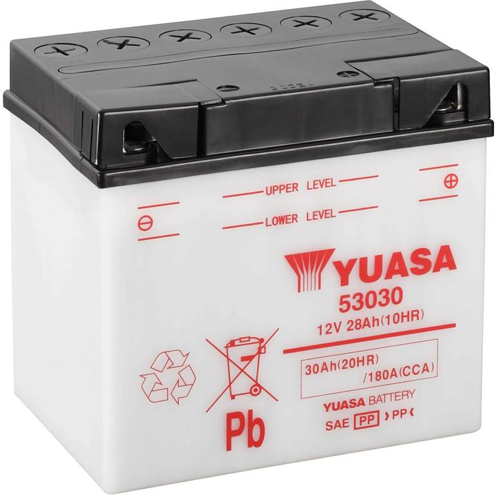 Produktbild Yuasa 53030 Motorradbatterie (DIN 53030) Y60-N30L-A Yumicron (12 V, 30 Ah, 180 A)