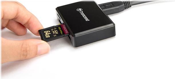 Produktbild Transcend Card Reader TSRDF9K2 (USB 3.1)
