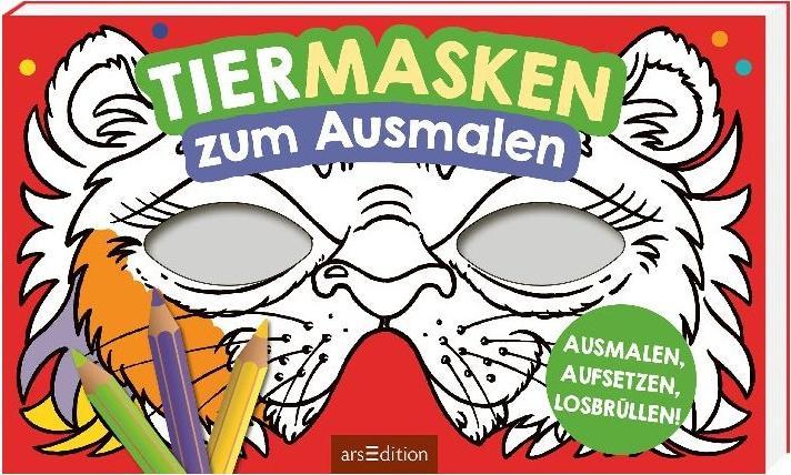 Produktbild Tiermasken zum Ausmalen