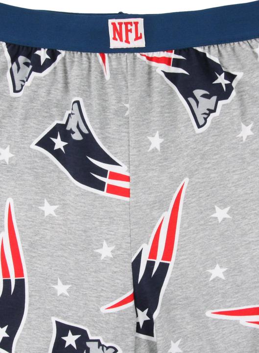 Produktbild Recovered NFL - New England Patriots - Stars and Logo Grey Marl Loungehose XXL (XXL)