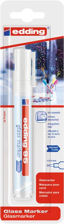 Image du produit Edding Marqueur pour verre (Blanc, 3 mm, 1 x)