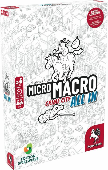 Pegasus MicroMacro: Crime City 3? All In (Edizione Spielwiese) (Tedesco)