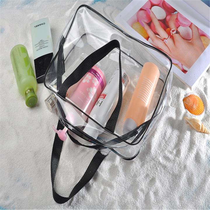 Image du produit Noya Kosmetik Make-Up Tasche (3er Set) – Transparenter Reise-Organizer mit Reissverschluss (1 l)