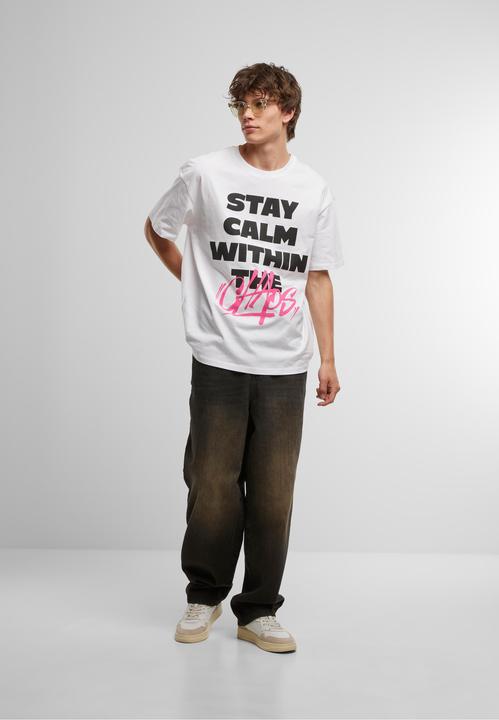 Actual product image Mister Tee MisterTee Stay Calm In Chaos Oversize Tee - 195871 (L)