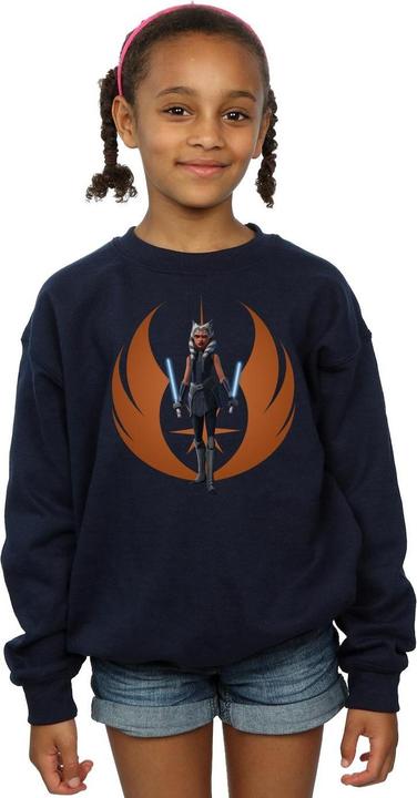 Immagine prodotto Star Wars Clone Wars Ahsoka Rebel Pose Felpa Ragazze (140, 146)
