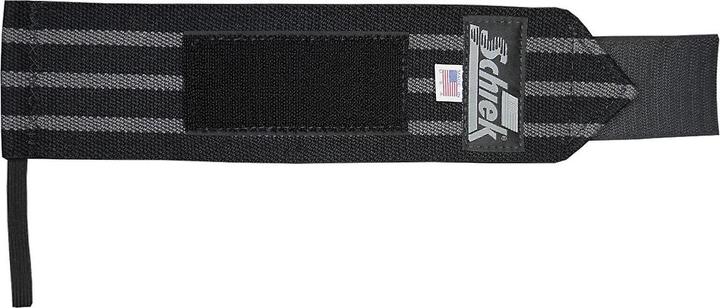 Actual product image Schiek Wrist Wraps Model 1112S Black/Silver 12"