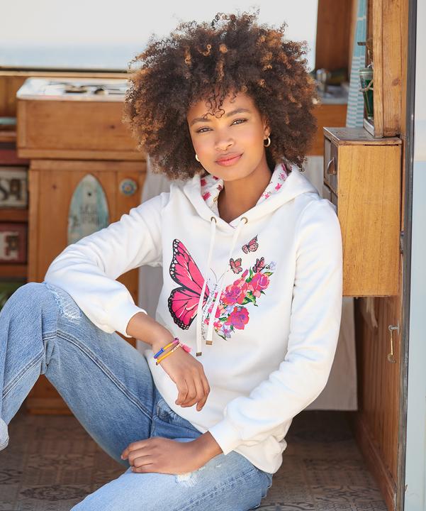 Produktbild Joe Browns Lightweight Butterfly Graphic Hoodie (44)