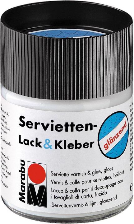 Produktbild Marabu Servietten-Lack und Kleber (Farblos, 0.05 l)