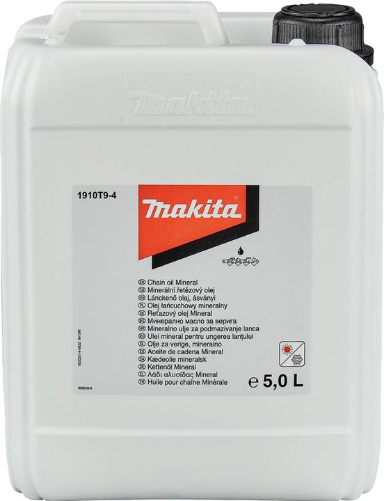 Image du produit Makita 1910T9-4 Kettensägenöl 5 ltr. (Scie, Guide de tronçonneuse)