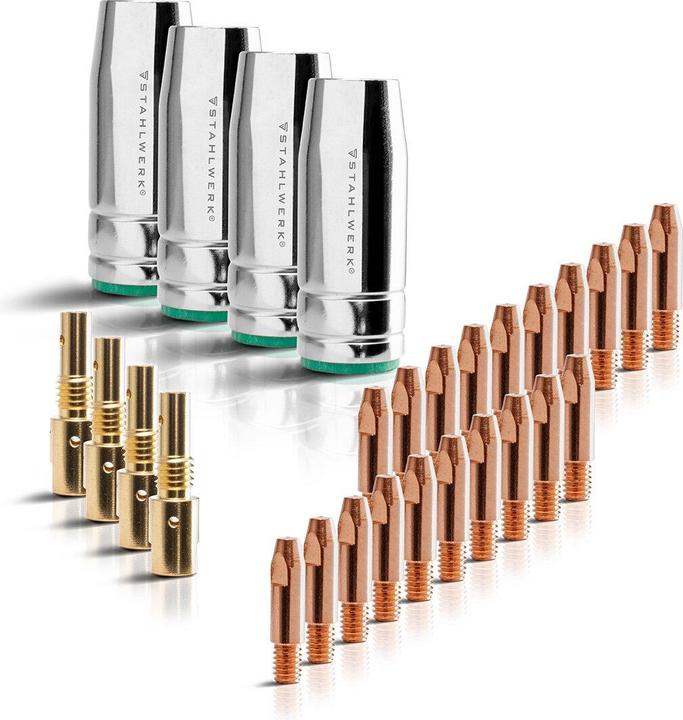 Produktbild Stahlwerk Verschleissteile Set 28-teilig MIG MAG Alu für AK25/MB25 Schweissbrenner