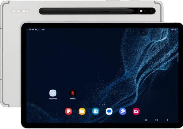 Actual product image Samsung Galaxy Tab S8 (WLAN only, 11", 128 GB, Silver)