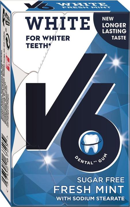 Produktbild V6 White Kaugummi Freshmint (1 Stk., 24 g)