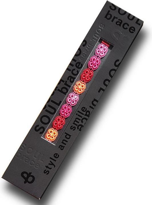 Image du produit Soulbrace bracelet Flower Power (26 cm, Broderie textile)
