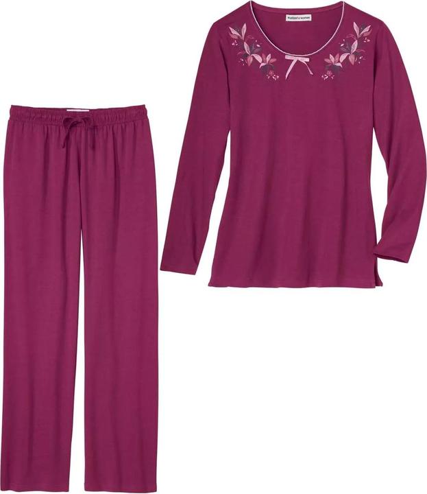 Actual product image Atlas For Women Cotton pyjamas with fashionable neckline (W38/L40)