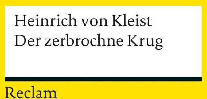 Actual product image Der zerbrochene Krug (German, Henry von Kleist, 1986)