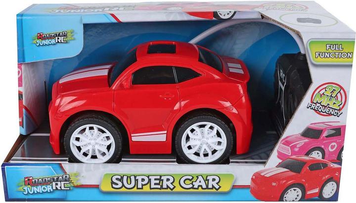 Actual product image Ferngesteuertes Auto Roadstar RC Rot 27Mhz, 13,5cm