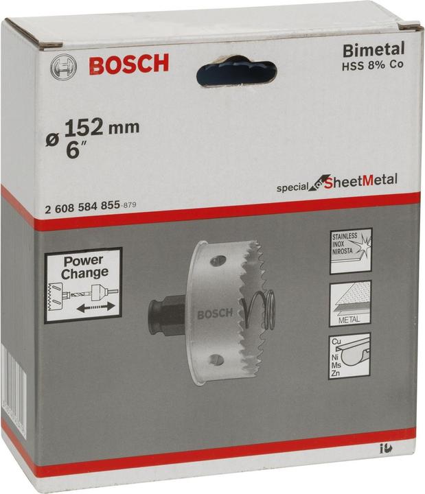 Produktbild Bosch Professional Zubehör Lochsäge Special Sheet Metal, 152 mm, 6-Zoll (152 mm)