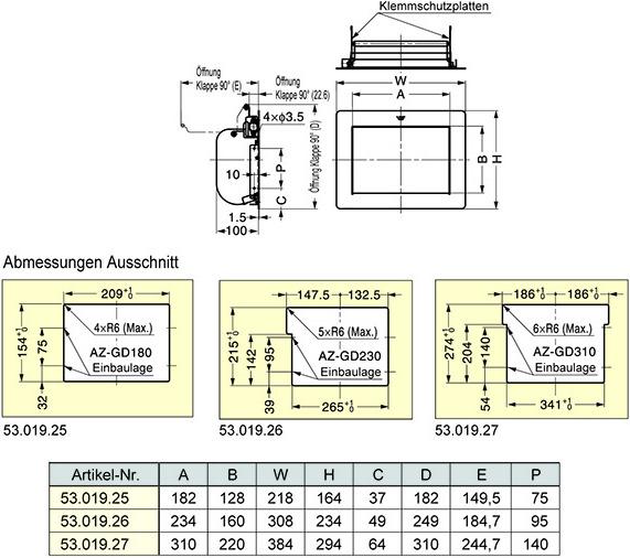 Produktbild Werkstarck Mehrzweckklappe