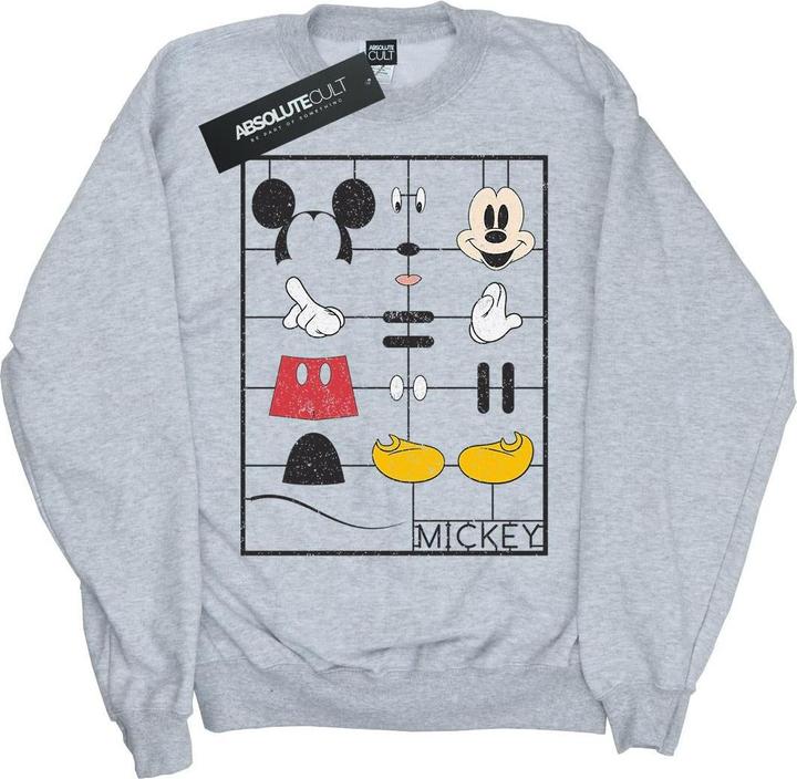 Produktbild Disney Mickey Mouse Construction Kit Sweatshirt Mädchen (140, 146)