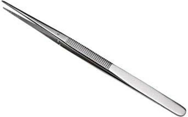 Dönges Pinzette mit Führungsstift, gerade, spitz, Länge 155 mm