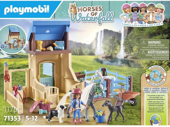 Produktbild Playmobil Amelia & Whisper mit Pferdebox (71353, Playmobil Horses of Waterfall)