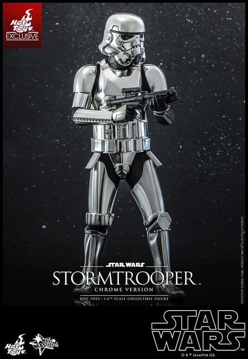Produktbild Hot Toys Star Wars “Stormtrooper (Chrome Version)” 1/6 Actionfigur