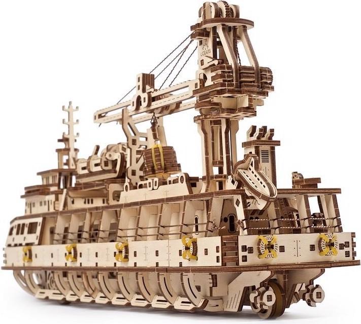 Actual product image Ugears Research vessel