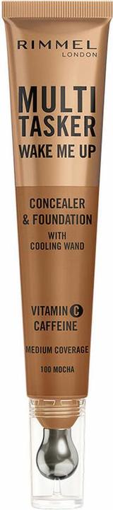 Rimmel London Rimmel Multi-Tasker Wake Me Up Foundation & Concealer 100 Mokka (Mocha)
