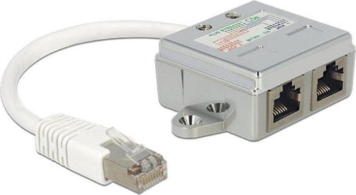 Actual product image Delock RJ45 connection doubler (Cable Accessories)