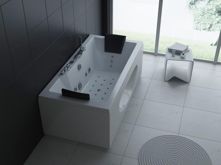 Image du produit PureHaven Spa 180x90 cm Chauffage Programme de nettoyage & Luminothérapie Cascade compatible Bluetooth