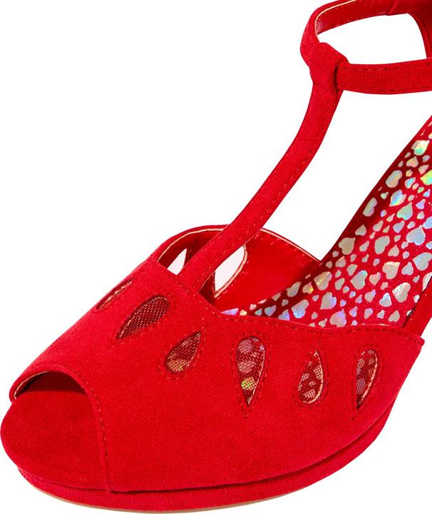 Actual product image Joe Browns Cut-Out Detail Peep Toe T-Bar Heels (41)